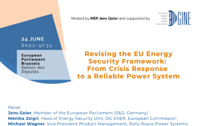 European Parliament Breakfast Debate, Hosted by MEP Jens Geier and Supported by EUGINE